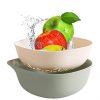 Kitchen Colander 2 in 1 Fruit and Vegetable Strainer Bowl Sets - Image 5
