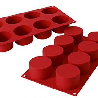 Silikomart Silicone Classic Collection Mold Shapes, Cylinder, Extra Large