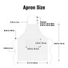 Xornis 1 Piece Bib Aprons with 2 Pockets Kitchen Apron Cooking Chef - Image 7
