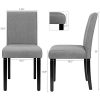 Furmax Dining Chairs, Urban Style, Fabric Parson Chairs - Image 3
