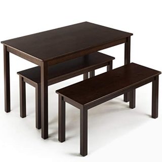 Dining Table Set Dining Table Kitchen Table and Bench with Chairs Home Furniture Rectangular Modern for 4 Dining Room Table Set for Small Spaces Table
