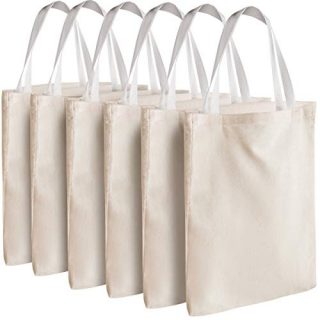 Fabric Blank Tote Bags Reusable Grocery Bag