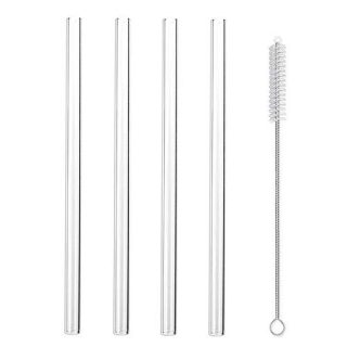 Hiware Glass Smoothie Hiware Glass Smoothie Straws Reusable Drinking