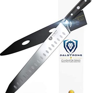 DALSTRONG - 12" Chef's Knife & Slicer -"The Kitchen Gladius" - Meat & Fish Slicing Master - Gladiator Series - German HC Steel- Chef & Sujihiki Hybrid - w/Sheath