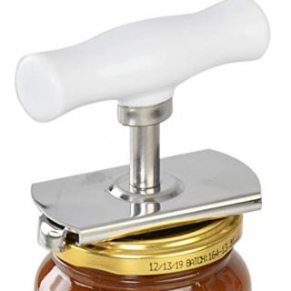 HOME-X Jar Opener, Manual Twisting Can Opener, Lid Remover, Handy Kitchen Accessories