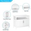 Bonnlo Sideboard Buffet Storage Cabinet, Kitchen Storage - Image 3