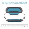 Homeries Kitchen Collapsible Colander (Set of 4) - Image 3