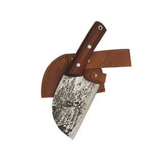 Chinese kitchen knife Manual forging Kitchen Knife Chef's Meat Cleaver Vegetable Cutter with（Mini section）