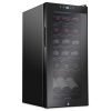 Control Fridge Glass Door Black Bottle Compressor Wine Cooler