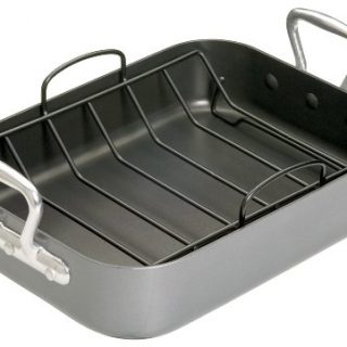 Kitchen Craft Premium Roaster Set With Side Handles And Non-stick Rack