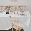 XIAOCAI 6-Pack Disposable Tablecloth 108"×54" Rectangular - Image 2