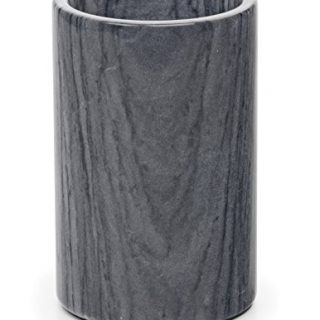 RSVP International Grey Marble Cooler, 4.5" x 7" | Use with Champagne, Wine, Beer, Kitchen Tools & More | Keeps Drinks Cold in Elegance, One Size