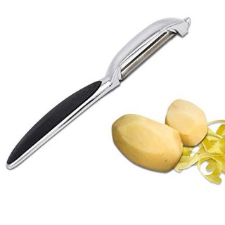 Vegetable Peeler,Potato Peeler Vegetable Peeler Swivel Stainless Steel Dual Blade Anti-slipping Thickened Handle Sharp to Peel Potatoes Carrots Cucumber Apples with Less Waste