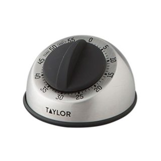 Taylor Precision Products Pro Stainless Steel Mechanical Timer