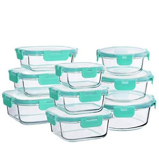 Bayco Glass Food Storage Containers with Lids