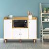 Menaka Wooden Kitchen Storage Cabinet, Sideboard Cupboard - Image 6