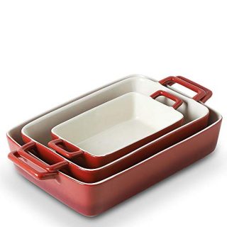 Rectangular Baking Pans Set for Cooking
