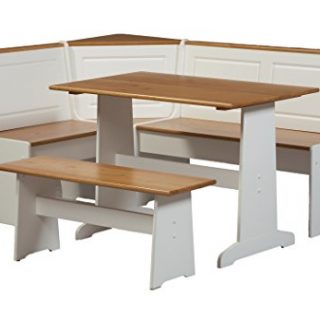Ardmore Nook Set with Pine Accents, White