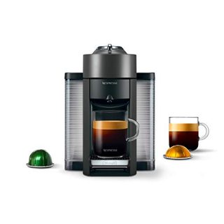 Nespresso Vertuo Coffee and Espresso Machine by De'Longhi, Graphite Metal