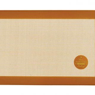 Mrs. Anderson's Baking Mrs. Anderson’s Non-Stick Silicone Jelly Roll Baking Mat, 9.5-Inch x 14.375-Inch, Brown