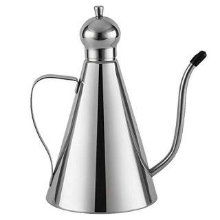 Olive Oil Dispenser, Stainless Steel Olive Oil Bottle, Leakproof Oil Pot, Oil Drizzler, Oil Dispenser Kitchen Storage Container(1000ml)