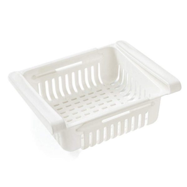 MissSuper Pull-out Refrigerator Storage Box Holder Food Organizer Drawer Shelf Proper Storage Rack Housekeeping & Organizers