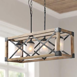 Linear Chandelier for Dining Room