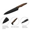 Hecef Kitchen Knife Set,Stainless Steel Super Sharp Blade - Image 3