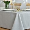 maxmill Jacquard Poly-Cotton Tablecloth Geometric Pattern SpillProof - Image 4