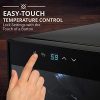 Control Fridge Glass Door Black Bottle Compressor Wine Cooler - Image 7