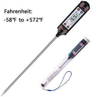Long Probe Digital Instant Read Meat Thermometer for Grilling