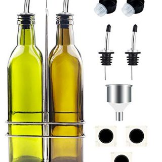 Olive Oil Dispenser Bottle Set Airtight