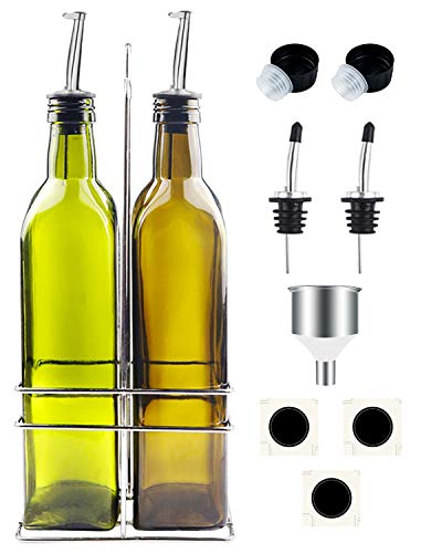 Olive Oil Dispenser Bottle Set Airtight