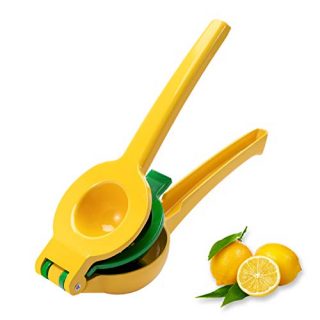 Manual Juicer Lemon Lime Squeezer,Metal Juicer Citrus Squeezer Press,Professional Hand Juicer Kitchen Tool(2-in-1)