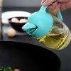 Lawei 2 Packs 21 oz Oil Dispenser Bottle - Automatic Cap Glass - Image 4