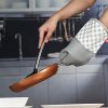 EJOY Non-Slip Silicone Kitchen Oven Mitts for Cooking - Image 5