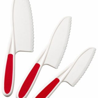 StarPack Nylon Kitchen Knife Set (3 Piece) - The Perfect Kids Knife, Lettuce Knife and Safe Kitchen Knife