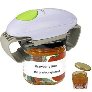 Electric Jar Opener, Restaurant Automatic Jar Opener For New Sealed Jars,The Hands Free Jar Opener with Less Effort to Open，Best Choice for Seniors and Chef's