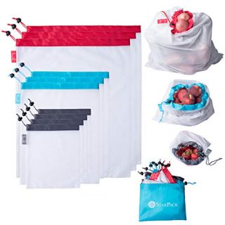 StarPack Reusable Produce Bags - Zero Waste Mesh Bag