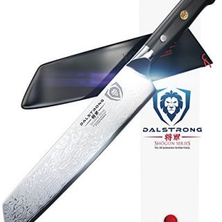 DALSTRONG Kiritsuke Chef Knife - Shogun Series - Damascus - Japanese AUS-10V Super Steel - 8.5" (216 mm) - Sheath