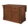 Aspen Rustic Cherry Kitchen Island by Home Styles - Image 3