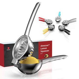 Amesser Juicer Manual Stainless Steel Squeezer - Kitchen Professional Hand Citrus Press Juicers for Fruit, Lemon, Orange, Pomegranate, Grapefruit, Lime, Tangerines