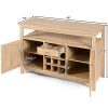 Giantex Buffet Server Sideboard, Console Table, Wood Dining Table - Image 8