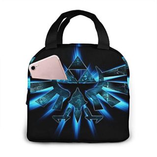 The Legend Of Zelda Luxury Snacks Organizer For Women Camping Work Lunch Holder Thermal Splash Proof Reusable Fashion Lunch Box Wide-Open Lunch Organizer Box With Zipper