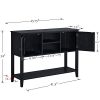 HAWOO Rustic Console Table Buffets & Sideboards Table - Image 7
