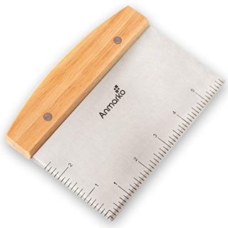 Stainless Steel Metal Griddle Scraper Chopper - Great as Dough Cutter for Bread and Pizza Dough - Multipurpose Kitchen Utensil for Flat Top Griddle - Commercial Quality