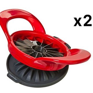 Progressive Thin Apple Slicer / Corer 16 Slices Apples & Pears Flip & Pop 2-Pack