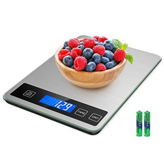 Digital Kitchen Scale with 1g Accuracy for Cooking Baking