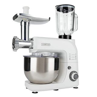Kitchen Stand Mixers - 3 in 1 Standing Mixer, 800W Kitchen Food Mixer with 6 Speed and Pulse,Electric Mixer with Stainless Steel Bowl,Meat Blender and Juice Extractor