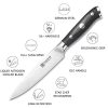 PAUDIN Utility Knife - 5 inch German Steel Forged Chef Knife - Image 8